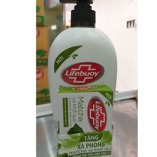 Nước rửa tay Lifebuoy than hoạt tính và bạc hà 500g