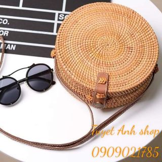 Giỏ xách lục bình, cói, mây , handmade, túi xách nữ đeo chéo thời trang,
