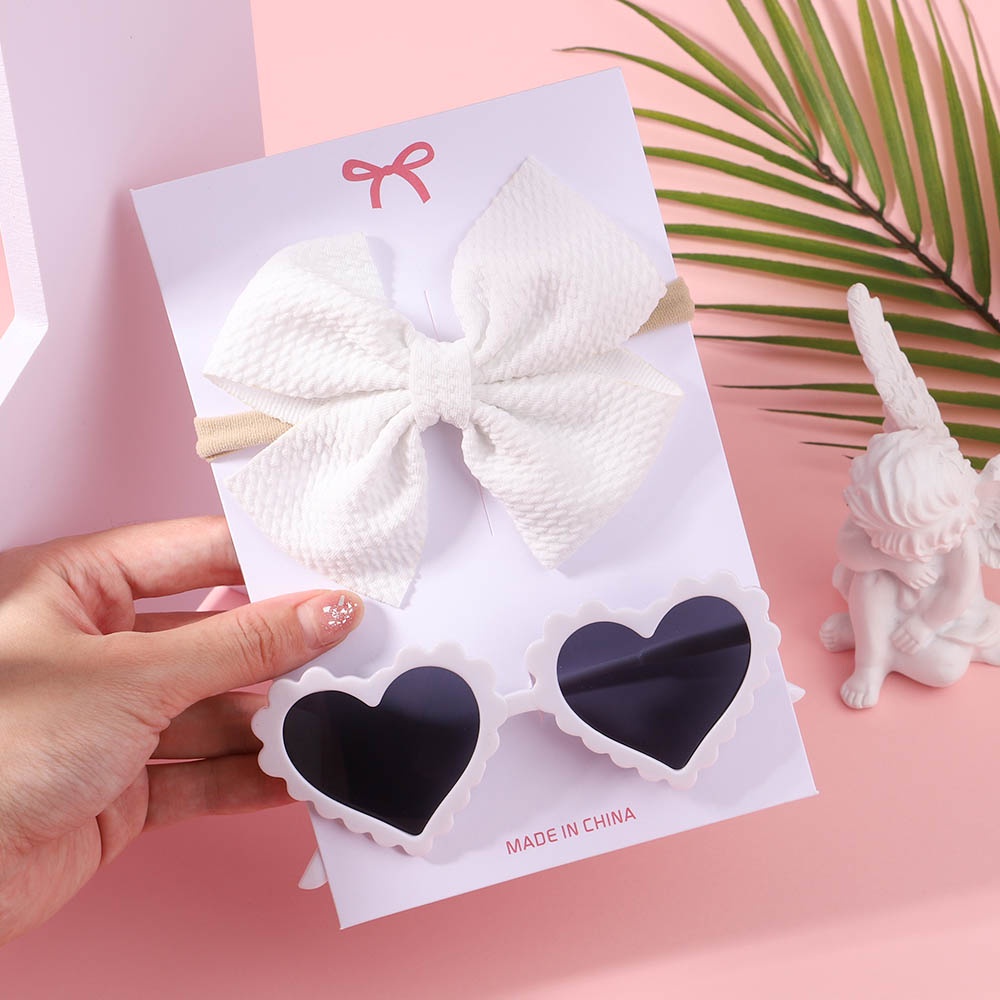 KIDSBOWS Set 2 Băng Đô Nơ Màu Sắc Xinh Xắn Cho Bé Gái