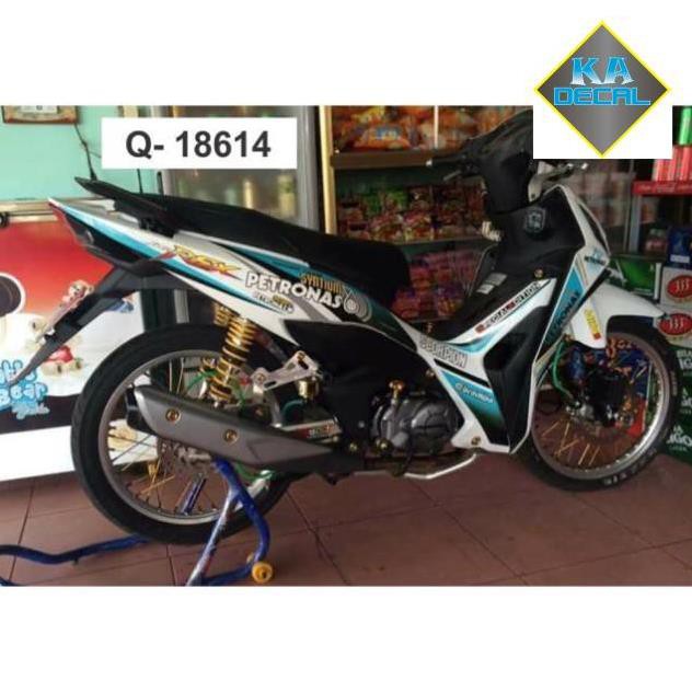 Tem rời Wave RSX 2014 Petronas dán xe trắng