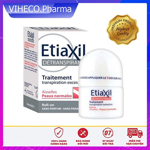 ️ Lăn Khử Mùi Ngăn Mồ Hôi Hiệu Quả Etiaxil 15ml