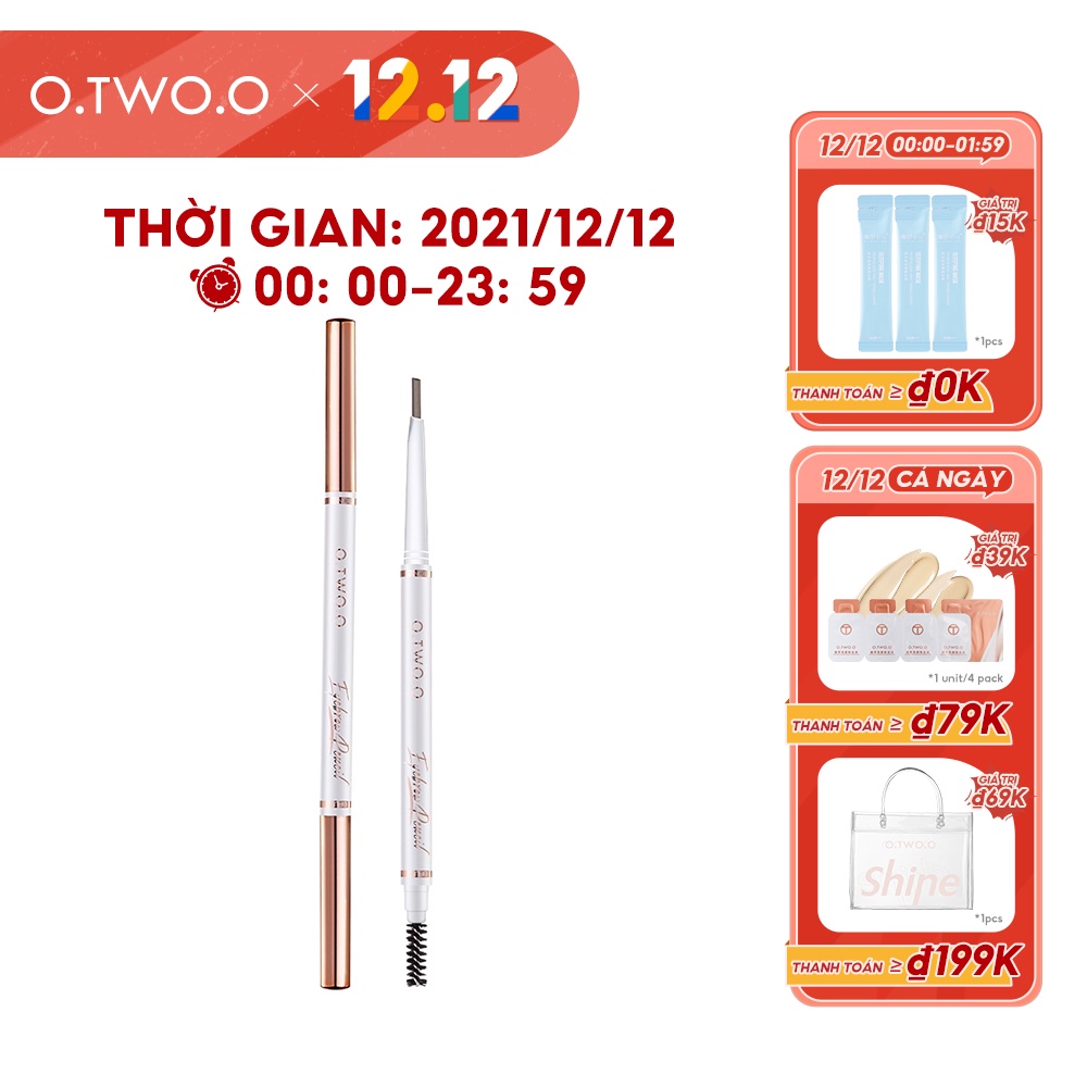 Chì Vẽ Lông Mày O.TWO.O Đầu Tam Giác Trang Điểm Mắt Chống Thấm Nước Và Mồ Hôi 3 Màu Tùy Chọn 50g