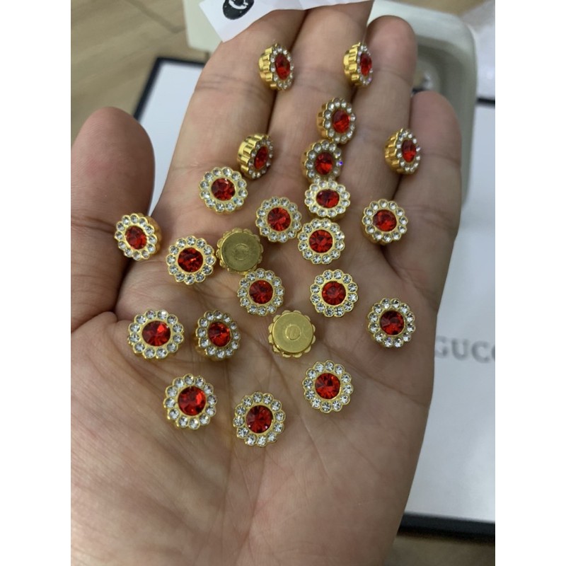 Hạt đá đít nhựa set 10 viên( dùng cho kìm bấm hạt hoặc dán )