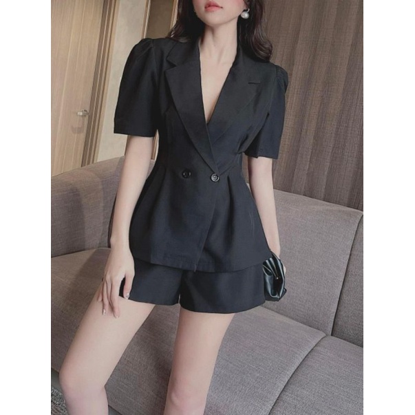 Set vest tay bồng sang chảnh ( hình tự chụp )