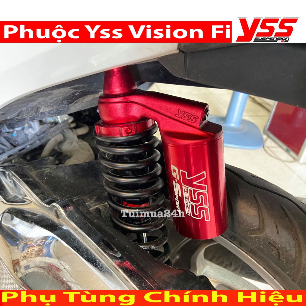 Phuộc YSS Bình Dầu Đỏ G-SPORT Click / Vario / Vision / Lead