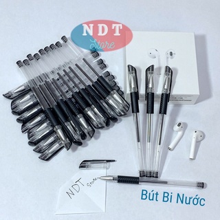 Bút bi nước văn phòng 0.5mm, set 2 cái mực đều nét chữ đẹp