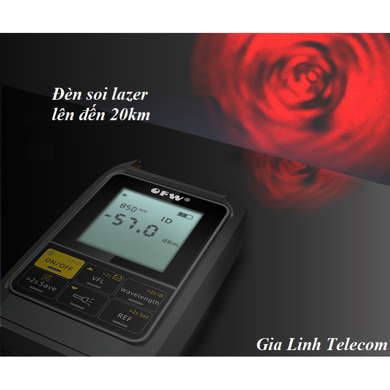 Máy đo công suất quang pin sạc OFW 4in1