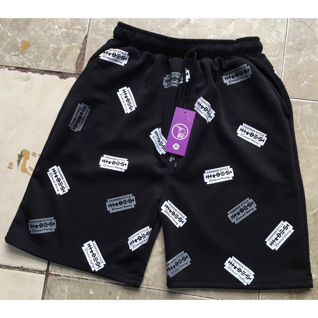 Quần short unisex chất vải poly co giãn (luoilam)