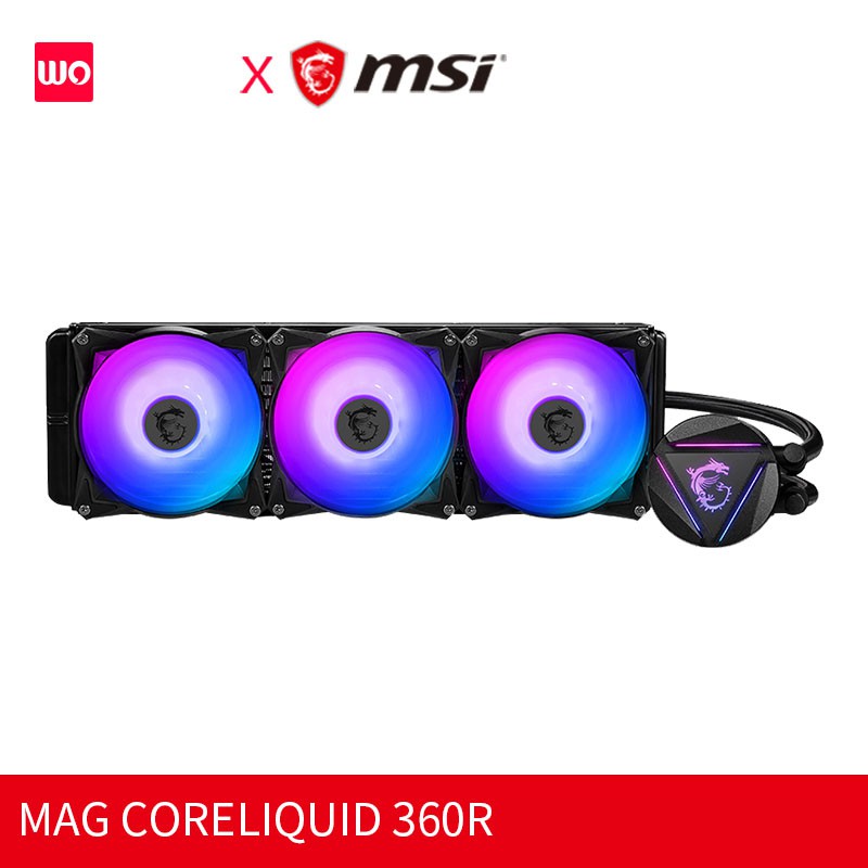Quạt CPU làm mát tản nhiệt MSI 240R / 360R cho máy tính