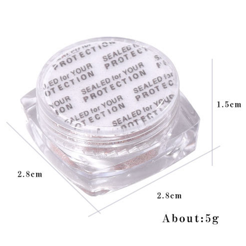 Bột nhũ kim tuyến đắp móng tay trang trí thời trang sành điệu