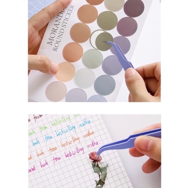 💥🌸NHÍP GẮP STICKER MÀU MACARON SIÊU DỄ THƯƠNG🌸