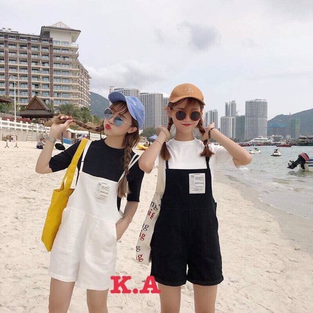 Quần yếm đùi ( kèm áo thun ) | BigBuy360 - bigbuy360.vn