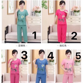 Bộ đũi mặc nhà cho mẹ