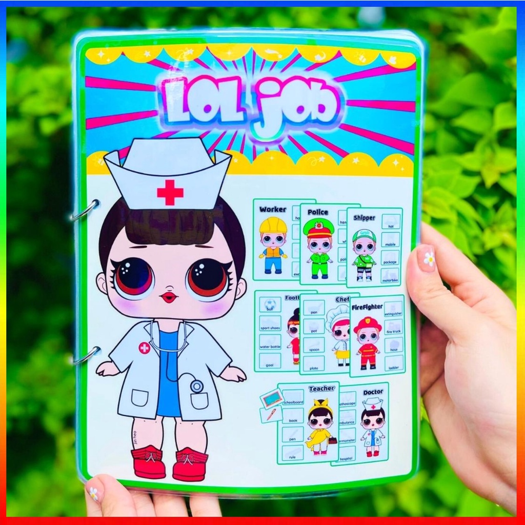 Búp bê LOL nghề nghiệp, LOL Job, thay đồ cho búp bê chibi LOL chủ đề nghề nghiệp