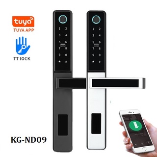 Khóa cửa vân tay kg-nd09 tuya/nd08 ttlock cho cửa nhôm