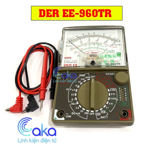 Đồng hồ đo điện tử VOM DER DE-960 Kèm Pin (Loại 1)