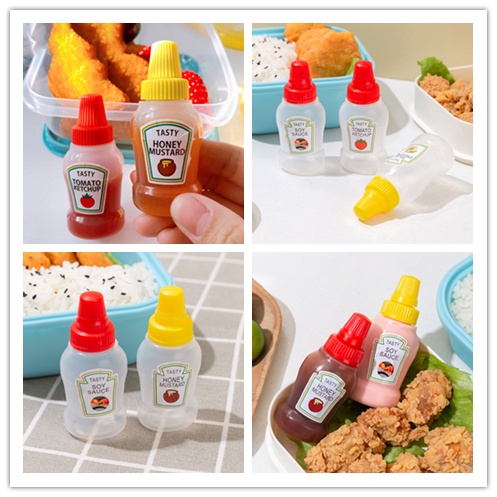 Bình Đựng Nước Sốt Mini 25ml Bằng Nhựa