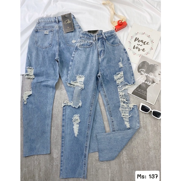 Quần baggy rách xinh