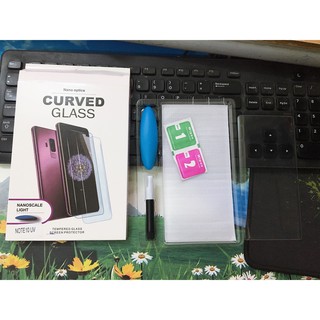 Kính Cường Lực Full Keo UV Dành Cho Samsung Galaxy Note 10/ Note 10 Plus