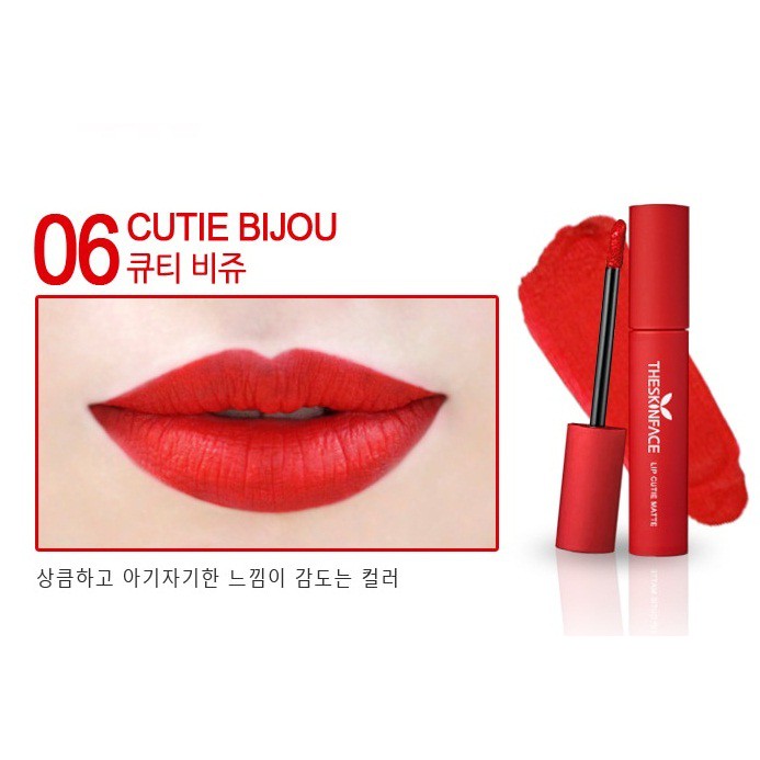 Son kem lì The Skin Face Lip Cutie Matte