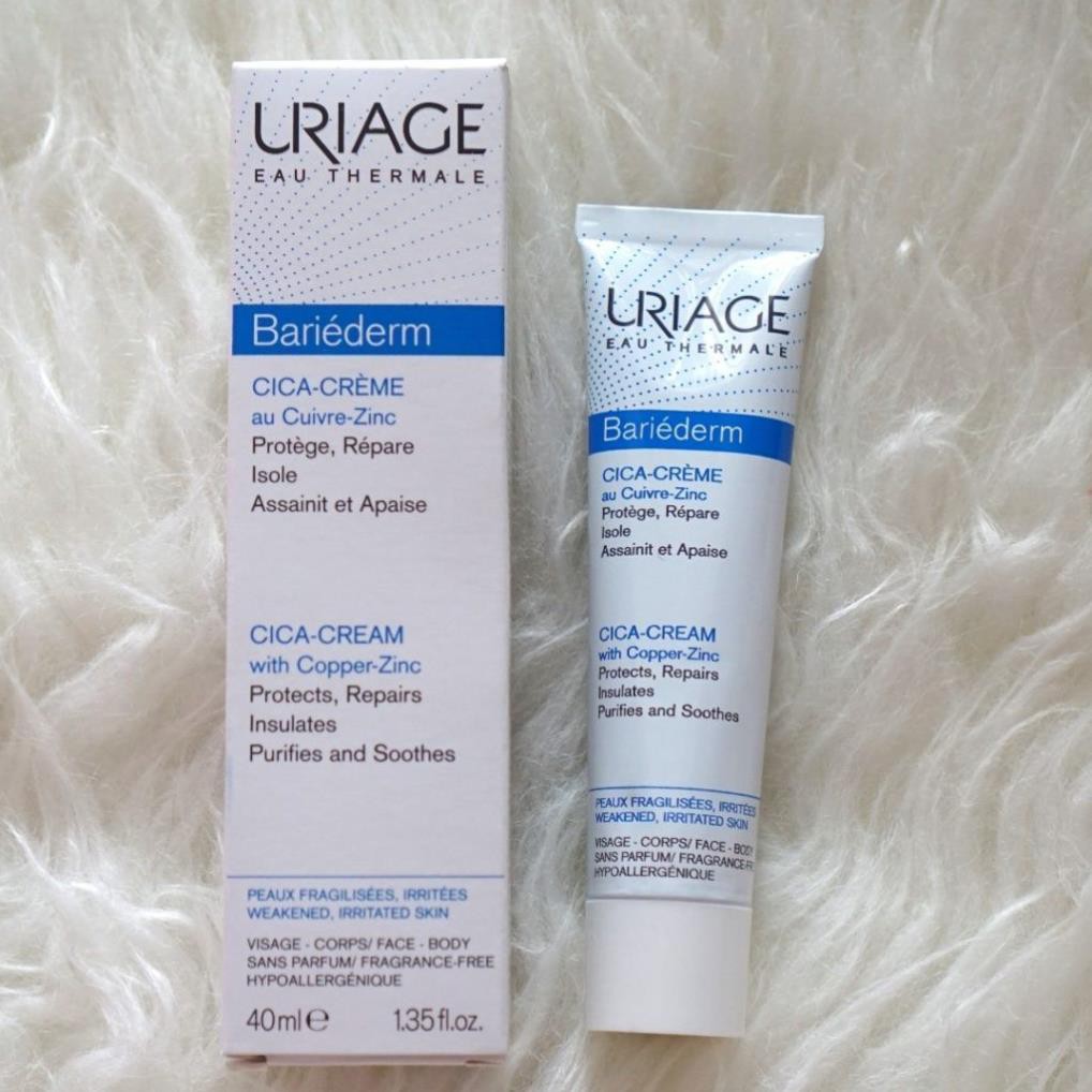 URIAGE KEM CHĂM SÓC DA KÍCH ỨNG BARIEDERM CICA-CREME 40ML