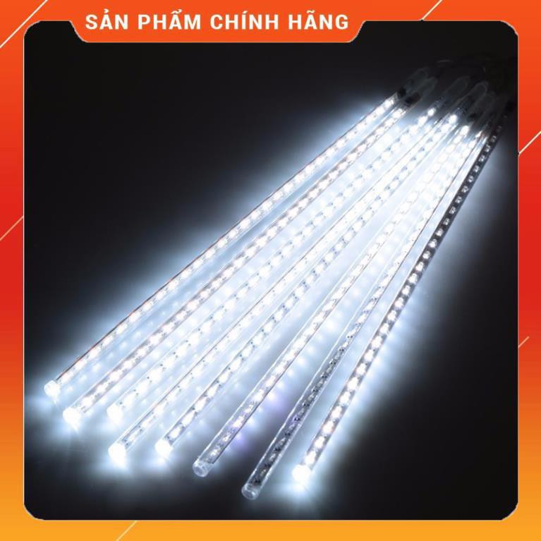 Đèn led sao băng chống nước 8 ống 50cm chạy mưa sao băng - Có Video - có đầu nối nhiều bộ vào một