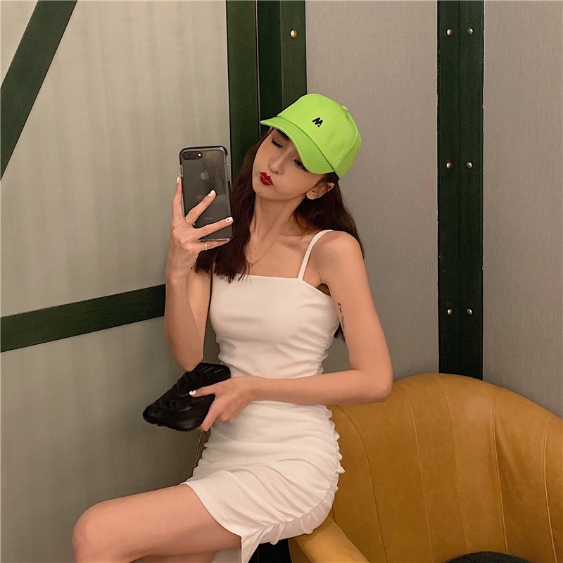 Váy đầm body hai dây dúm eo SIÊU ĐẸP | BigBuy360 - bigbuy360.vn