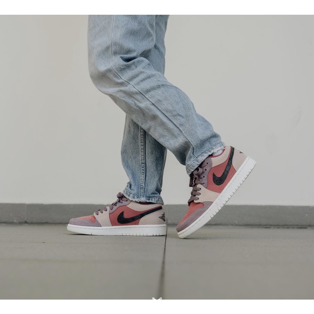 Giày Thể Thao Nữ Ngô Thắng JD Thấp Nâu Đỏ