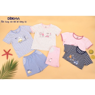 [Mã BMLT30 giảm đến 30K đơn 299K] DMB340 Bộ quần áo cài vai cộc tay Dokma (9-36M)