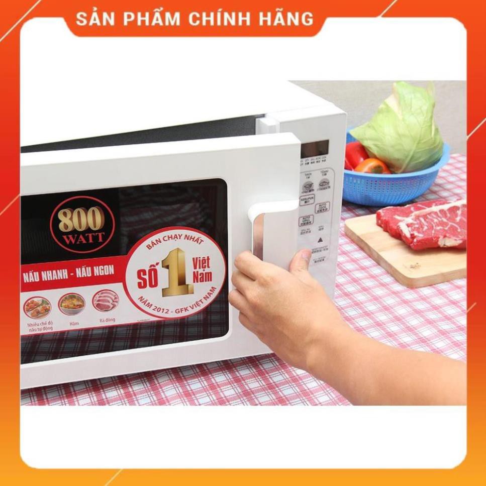 [FreeShip] Lò vi sóng Sharp R-678VNS 20 lít, điện tử có nướng 800W ( Hàng chính hãng - BH 12 tháng ) 24/7