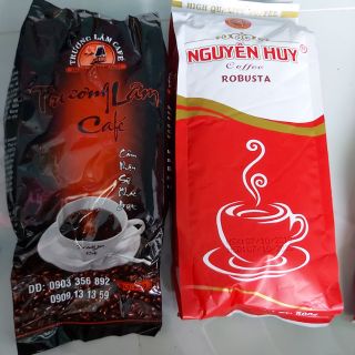 CAFÊ THƠM NGON NGUYÊN CHẤT AN TOÀN THỰC PHẨM ( 1sét 2 gối 1kg )