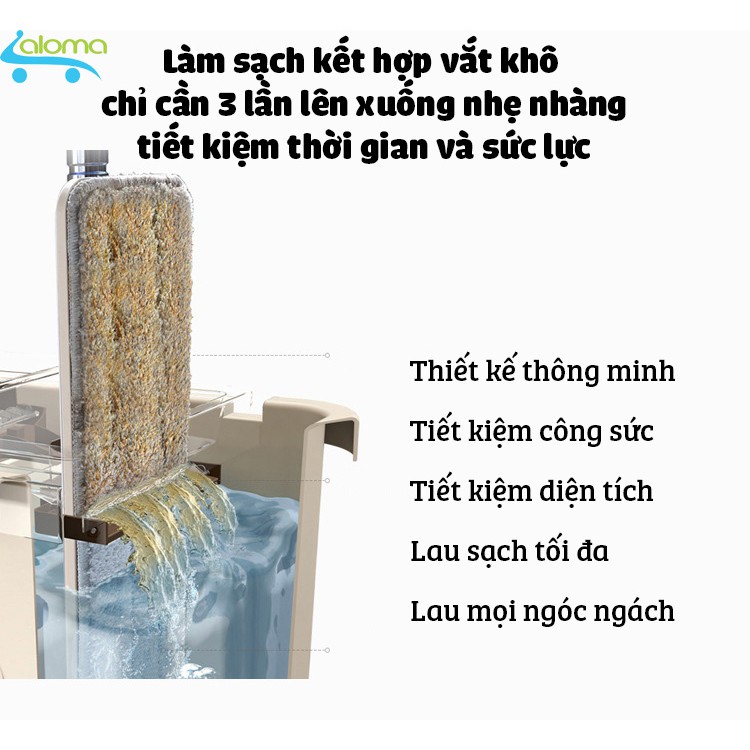 Bộ chổi lau nhà thông minh CleanMaster CM-002 gọn nhẹ tiết kiệm sức lực