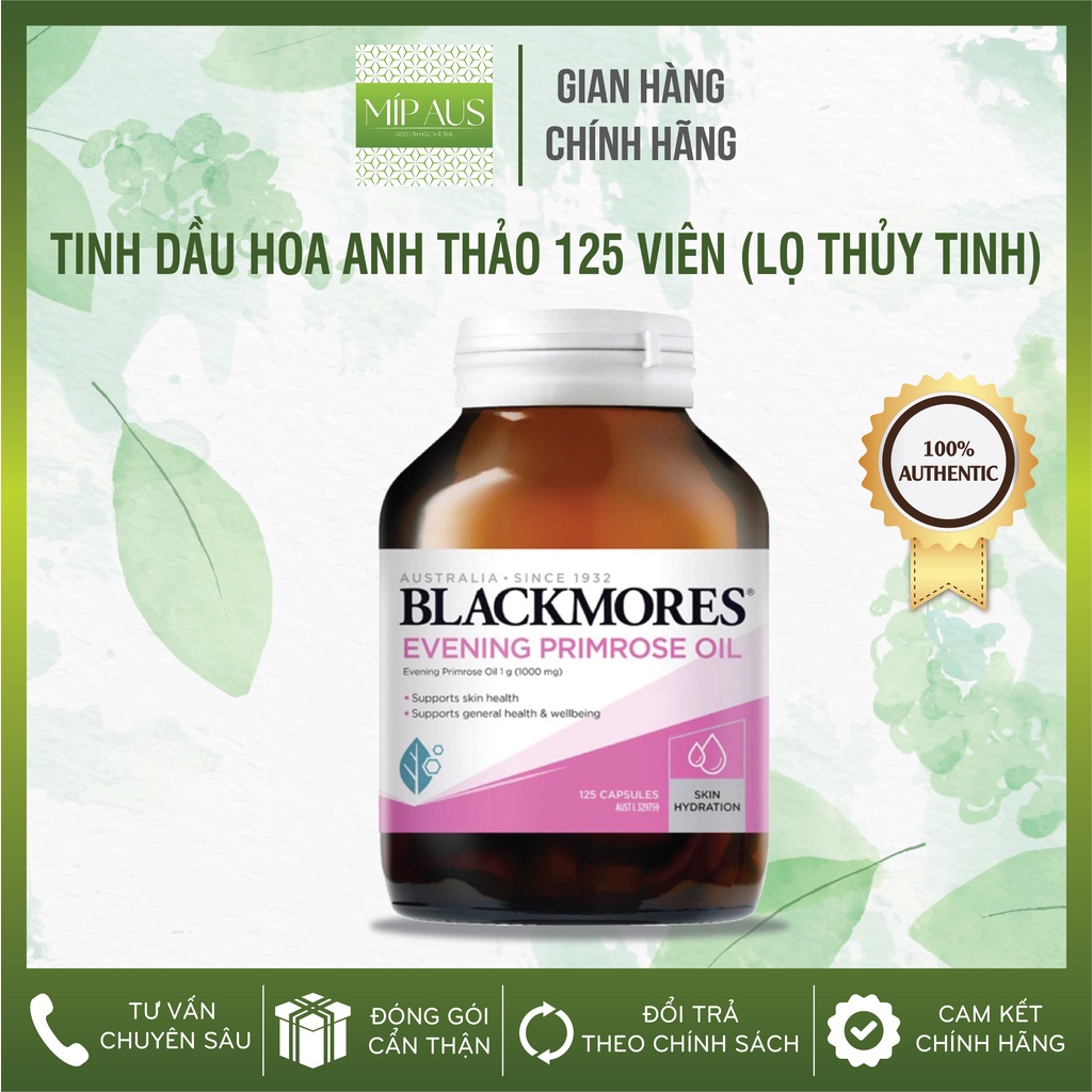 Viên Tinh Dầu Hoa Anh Thảo - Evening Primrose Oil Blackmores 125 Viên