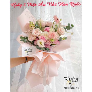GIẤY GÓI HOA - HAI MẶT ÂU NHÃ HÀN QUỐC
