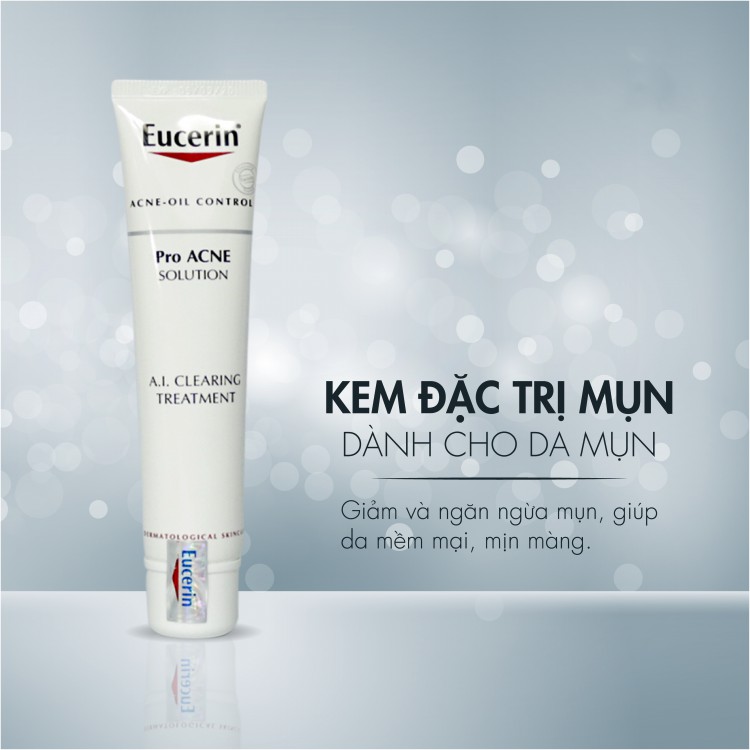 Tinh Chất giúp giảm mụn và nhờn Eucerin Pro Acne AI 40ml