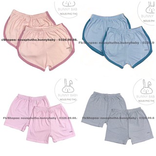 Quần cộc Nous chất petit(set 2 quần- Có tách lẻ)- Quần đùi cho bé trai, bé gái