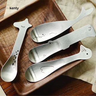 Muỗng Múc Kem Tráng Miệng Hình Các Con Vật Đáng Yêu Bằng Inox