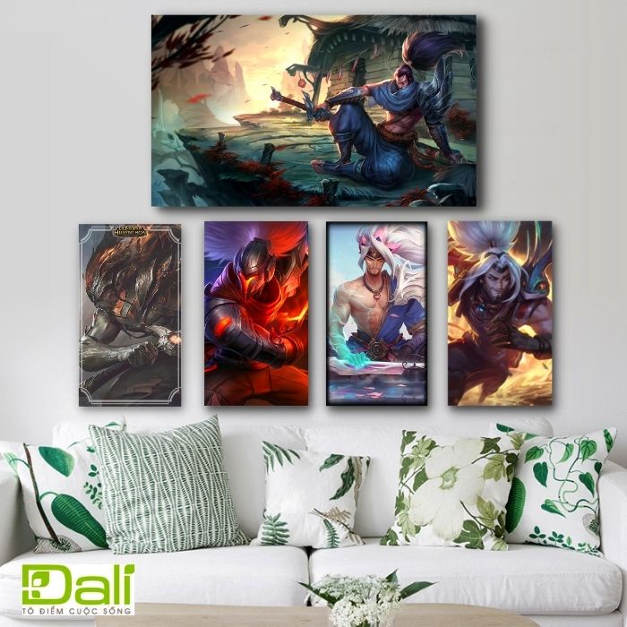 Tranh Decal Liên Minh Huyền Thoại YASUO