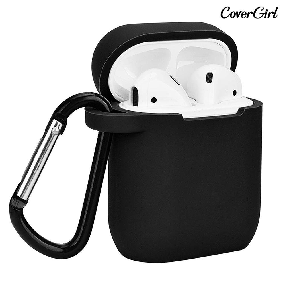 Vỏ Bảo Vệ Hộp Sạc Tai Nghe Airpods Bằng Silicon Màu Trơn Chống Bụi | BigBuy360 - bigbuy360.vn