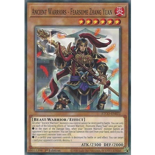 Thẻ bài Yugioh - TCG - Ancient Warriors - Fearsome Zhang Yuan / ETCO-EN021'