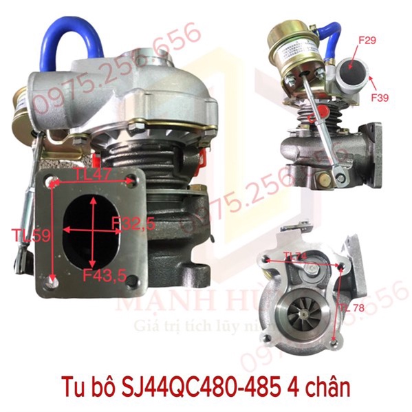 Tu bô SJ44QC480-485 4 chân SJ Kate phụ tùng ô tô phụ tùng Hùng Lỳ