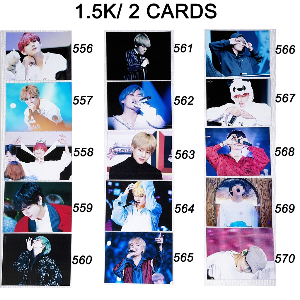 Sale set hình V BTS giá rẻ 5