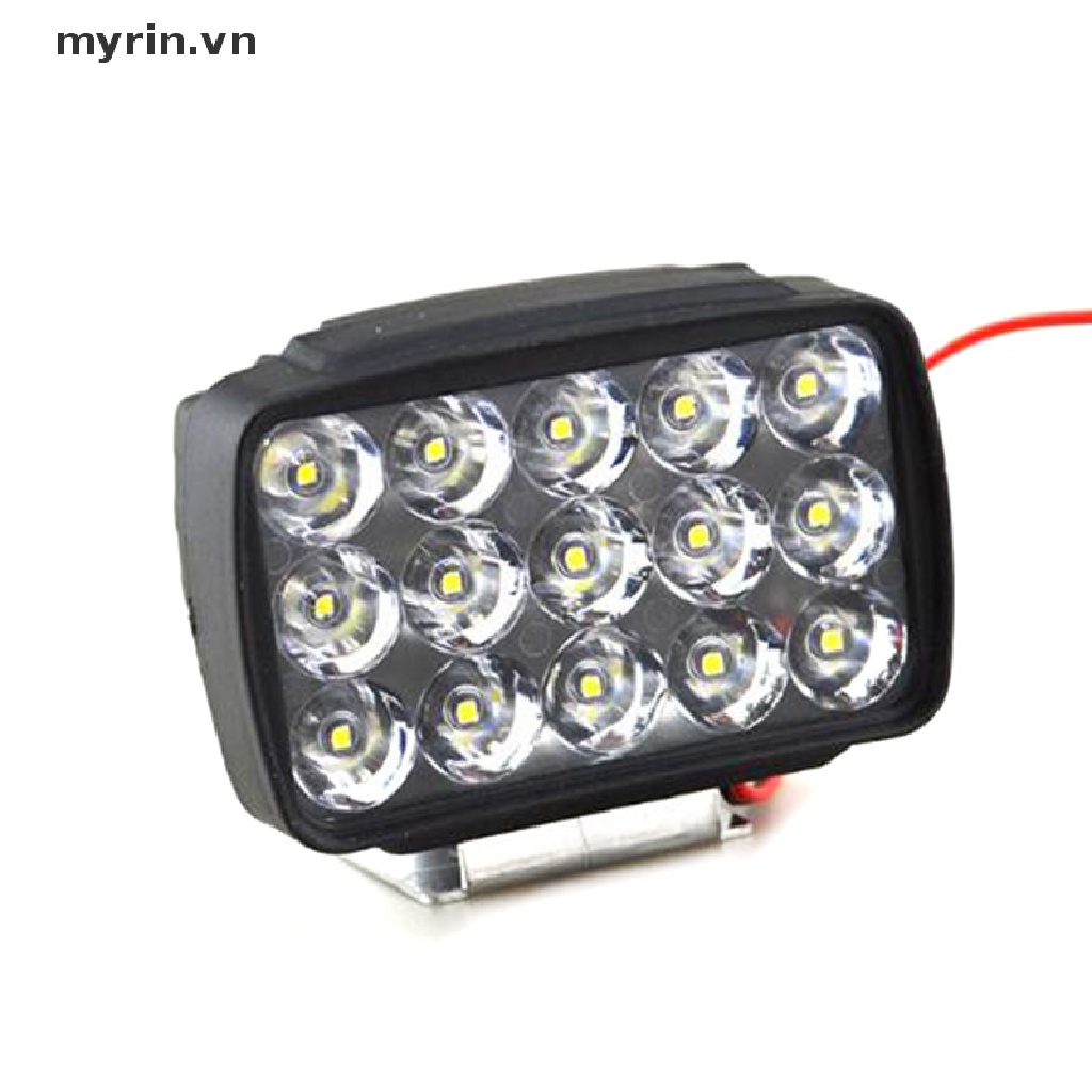 Đèn Pha LED 15 Bóng 1000LM Chuyên Dụng Cho Xe Mô Tô ATV UTV