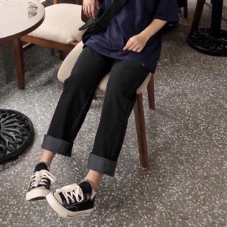 Quần jeans đen ulzzang