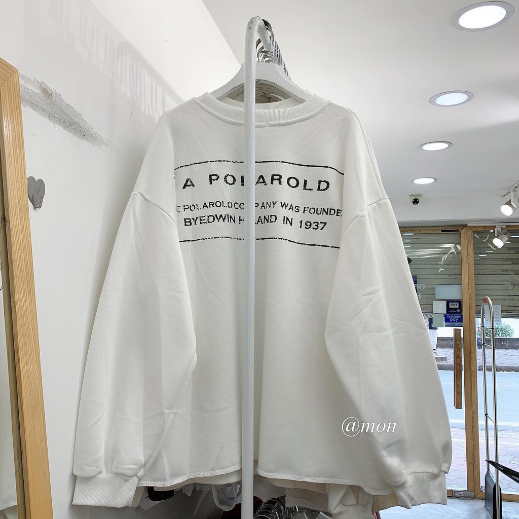 2012023 Áo pull nỉ, sweater nỉ , áo nỉ da cá nữ ulzzang freesize | BigBuy360 - bigbuy360.vn