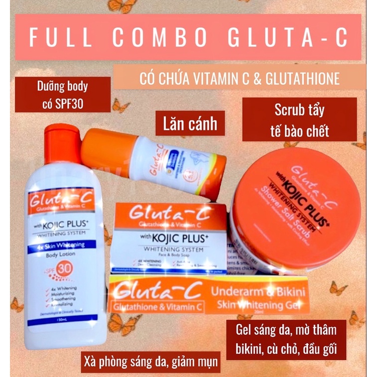 [ COMBO ] Set 5 sản phẩm Gluta - C