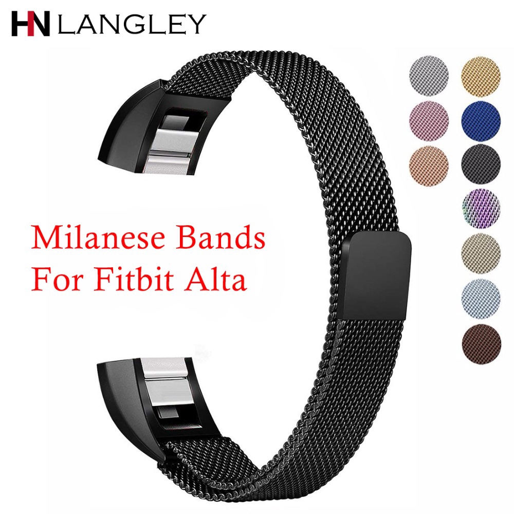 Dây Đeo Inox Milanese Cho Đồng Hồ Fitbit Alta Hr