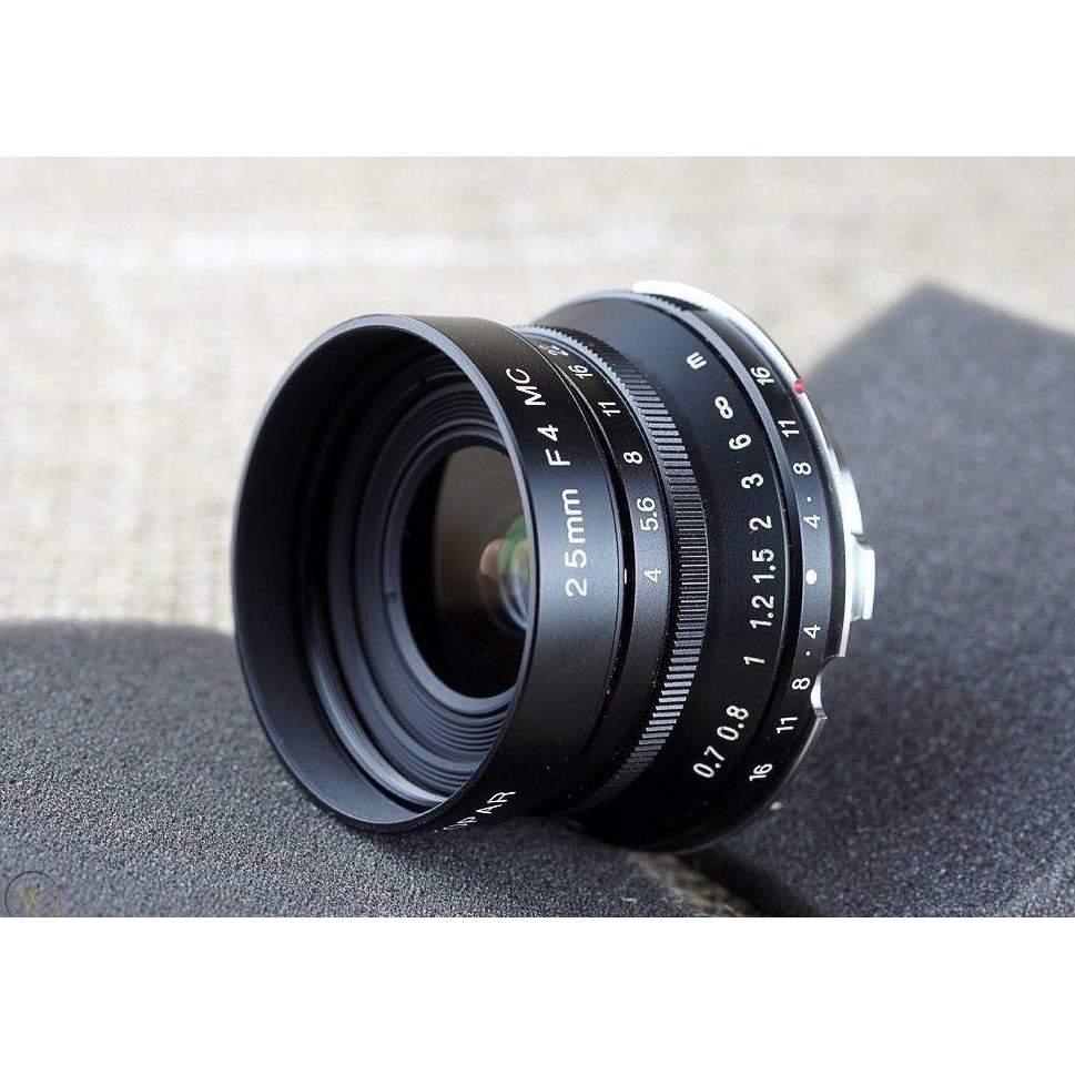 Ống kính Voigtlander 25mm f4 snapshot-skopar Leica - Tặng ngàm chuyển Fuji FX Mount - Mới 99%