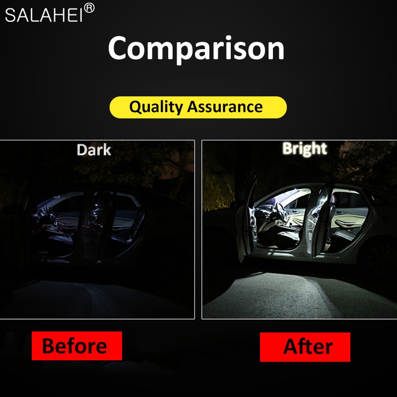 Set 8 Đèn LED Cho Nội Thất Xe Hơi 2014 2015 2016 2017 2018 2019 Mazda 3