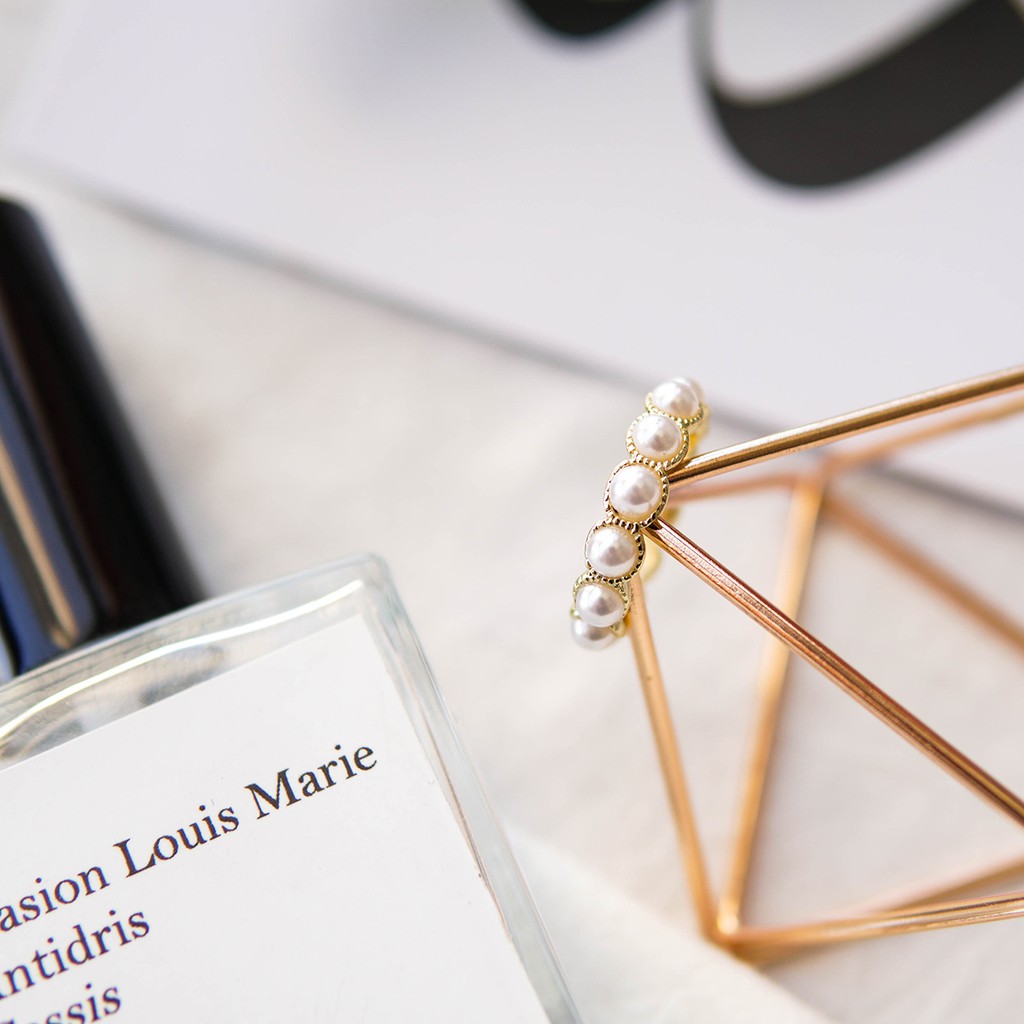 Nhẫn Ngọc Trai C82 Duyên Dáng Thanh Lịch